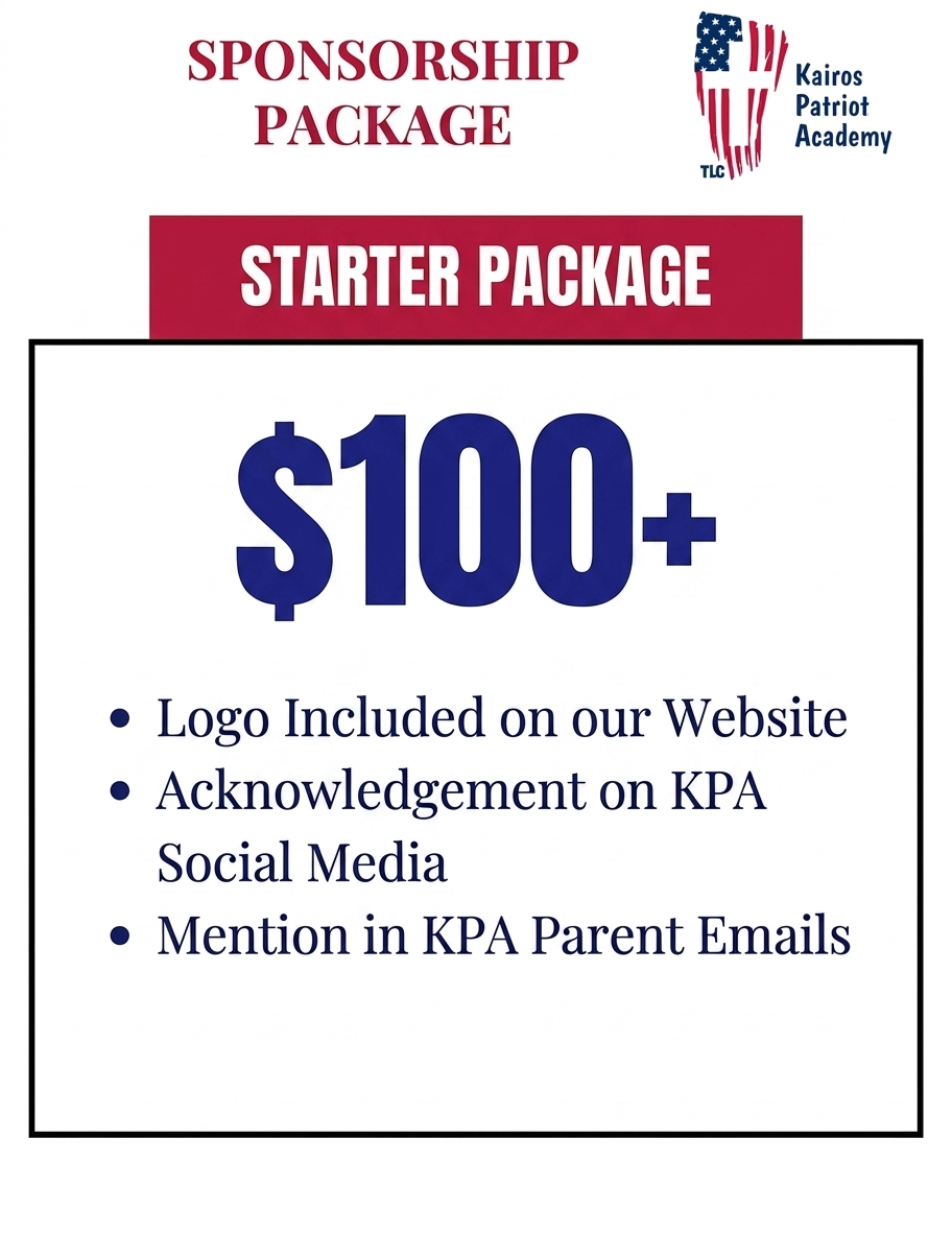 KPA Sponsorship packages starting at $100